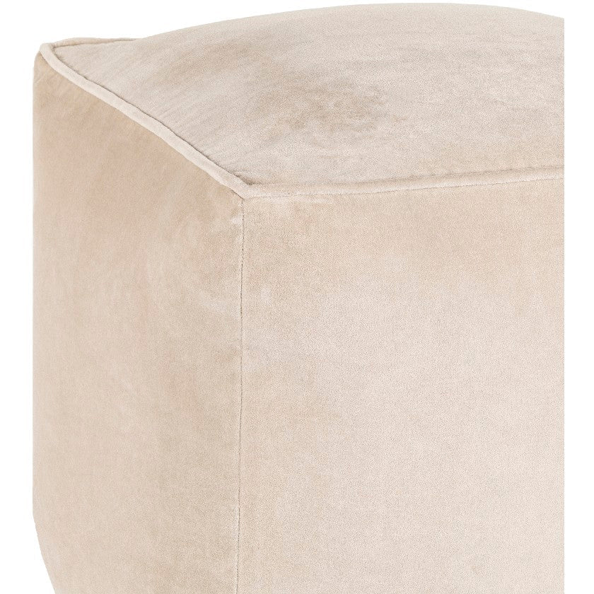 Tearia Taupe Pouf