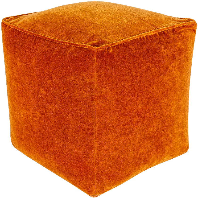 Tearia Rust Pouf