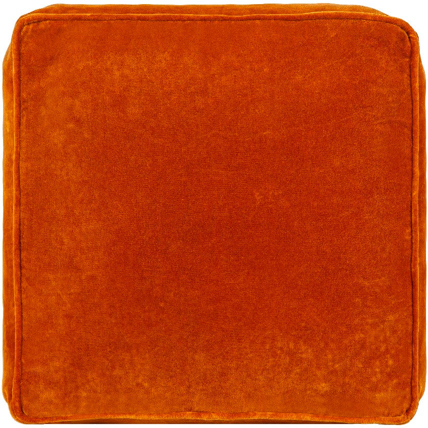 Tearia Rust Pouf
