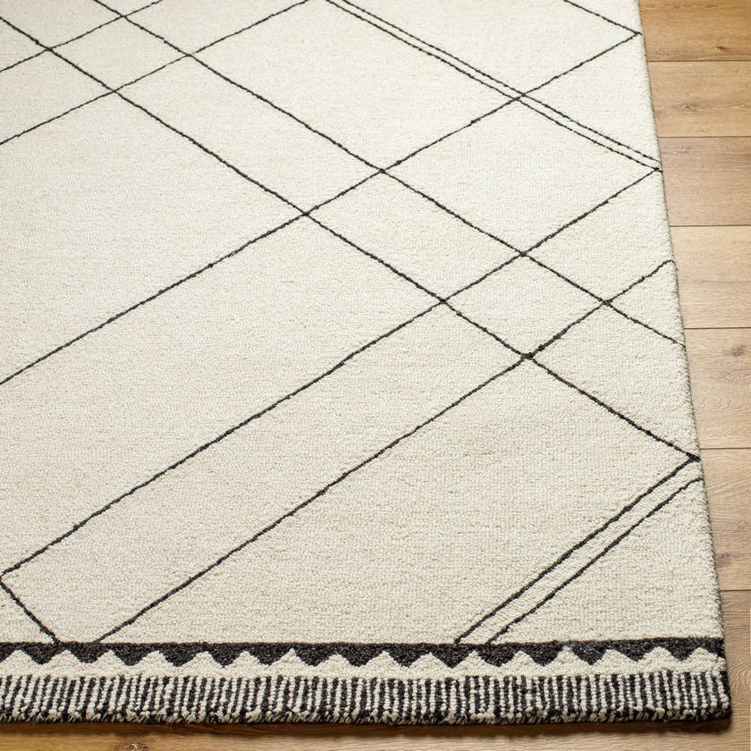 Athea Modern Cream Area Rug