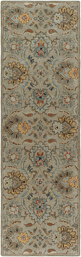 Lyon Traditional Medium Brown Area Rug