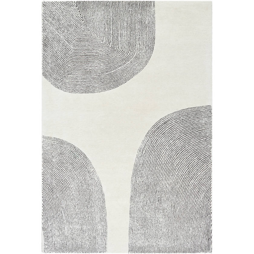 Annastasia Modern Light Silver Area Rug