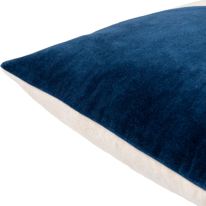 Devoris Marine Blue Pillow Cover