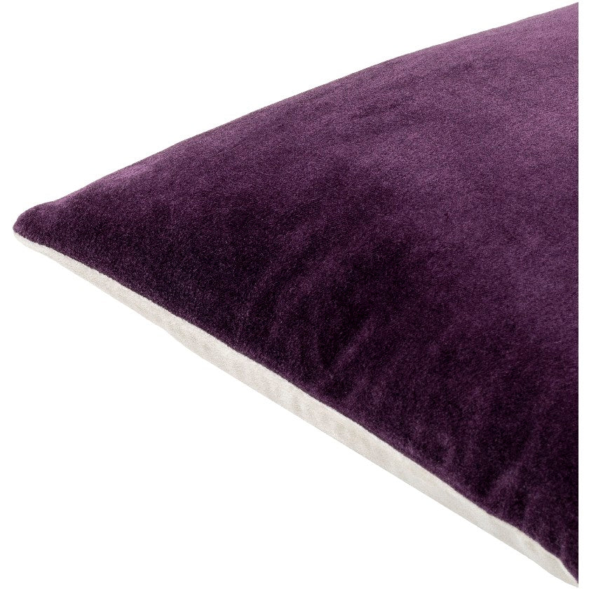 Devoris Dark Purple Pillow Cover