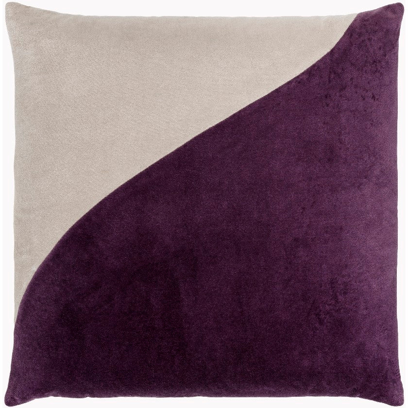 Devoris Dark Purple Pillow Cover