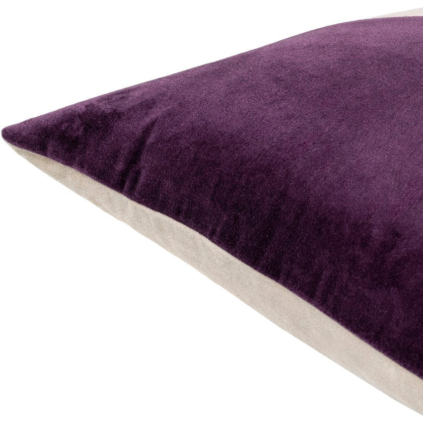 Devoris Dark Purple Pillow Cover
