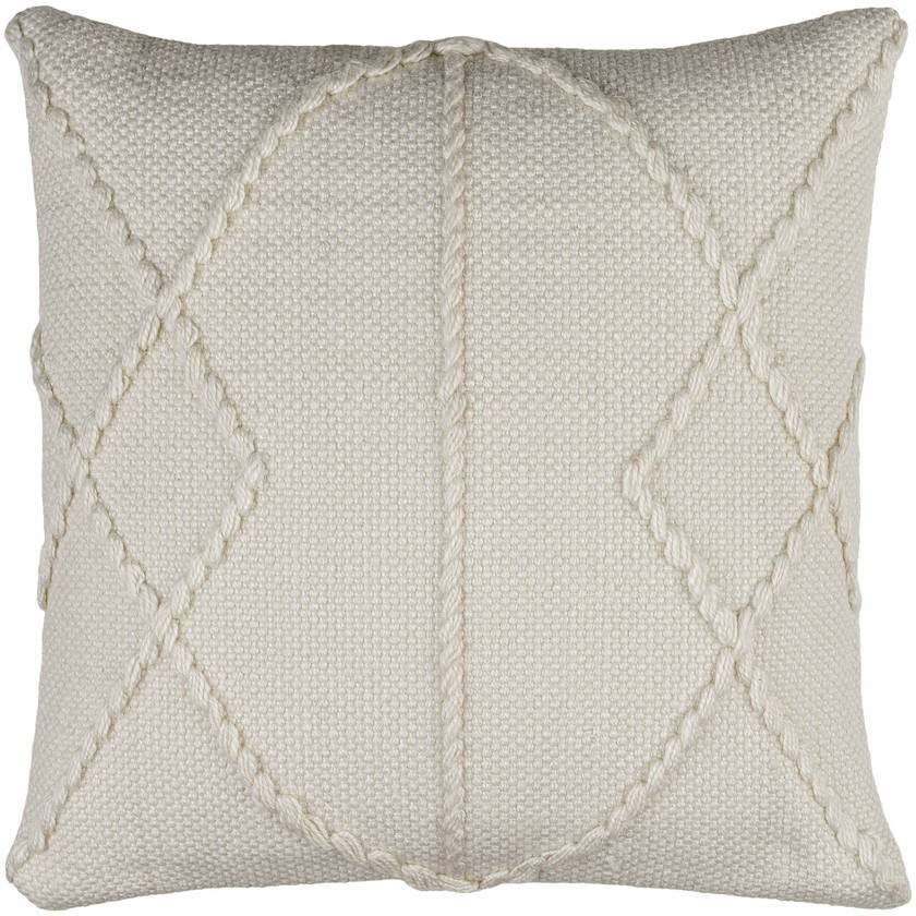 Lashala Light Silver Pillow Cover