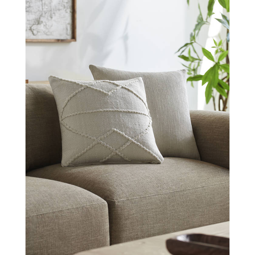 Lashala Light Silver Pillow Cover
