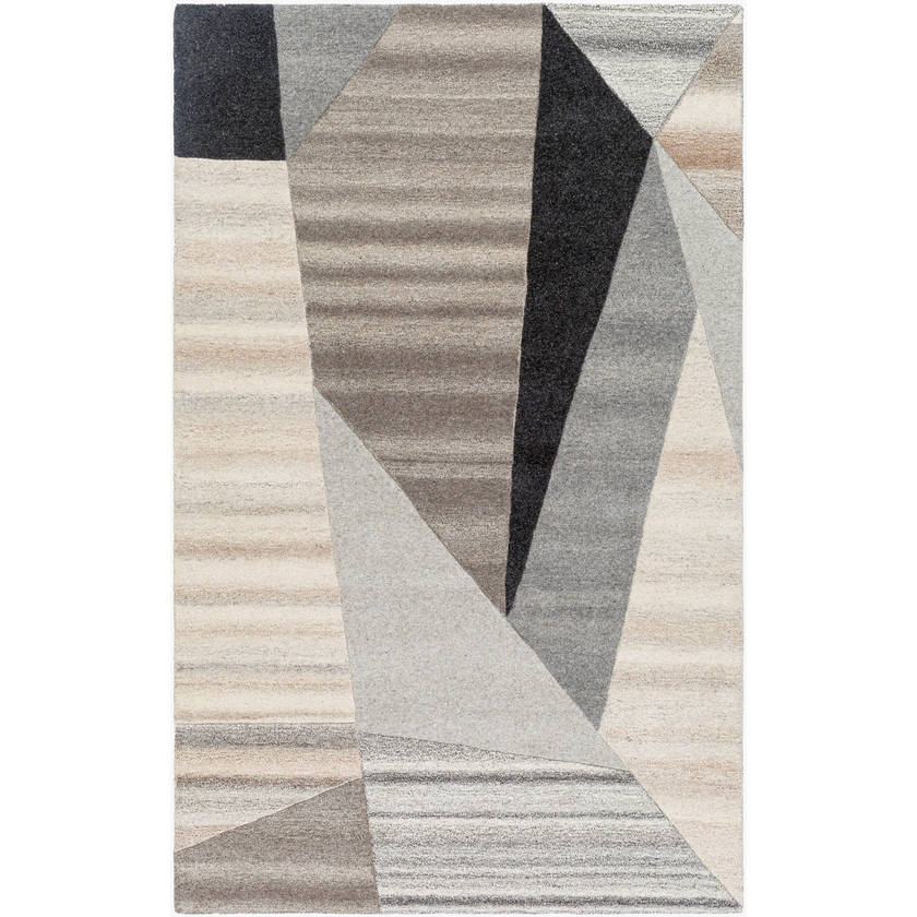 Lollum Modern Metallic - Silver Area Rug