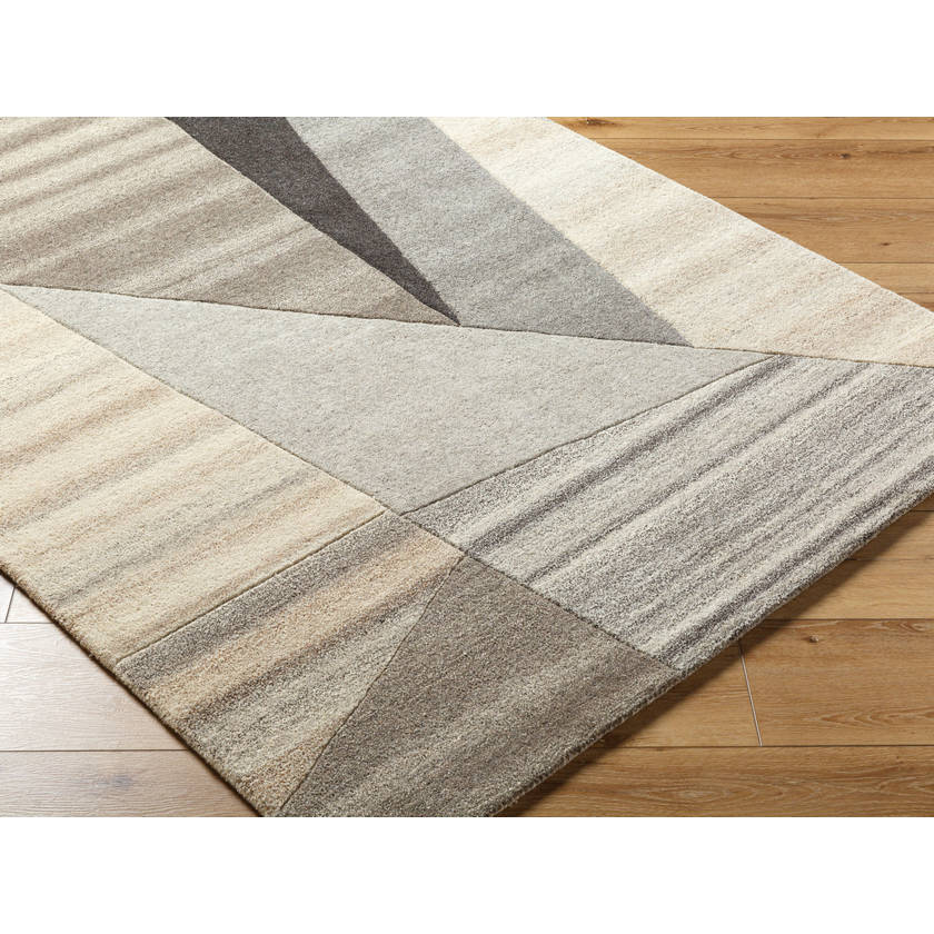 Lollum Modern Metallic - Silver Area Rug