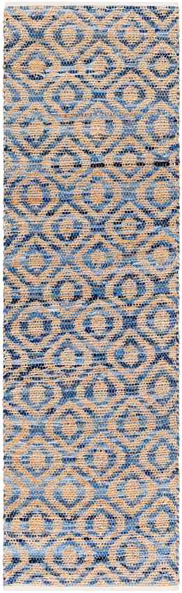 Diandria Modern Tan/Dark Blue Area Rug
