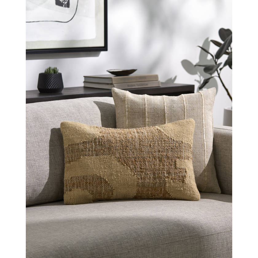 Eleasha Khaki Pillow Cover