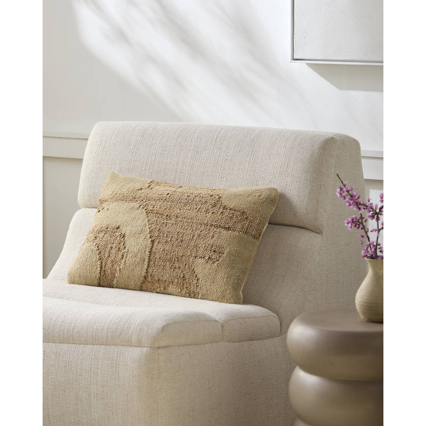 Eleasha Khaki Pillow Cover