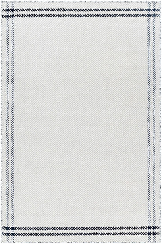 Janmichael Cottage Light Silver/Black Area Rug