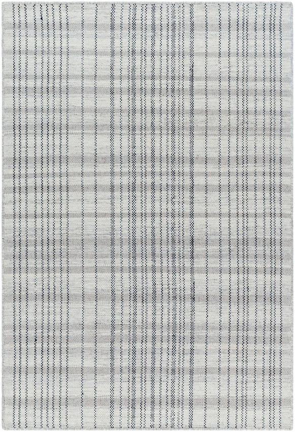 Ishaq Cottage Light Silver Area Rug