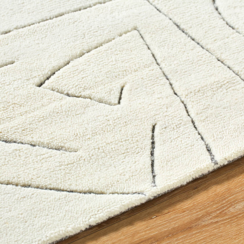 Jillienne Modern Pearl Area Rug