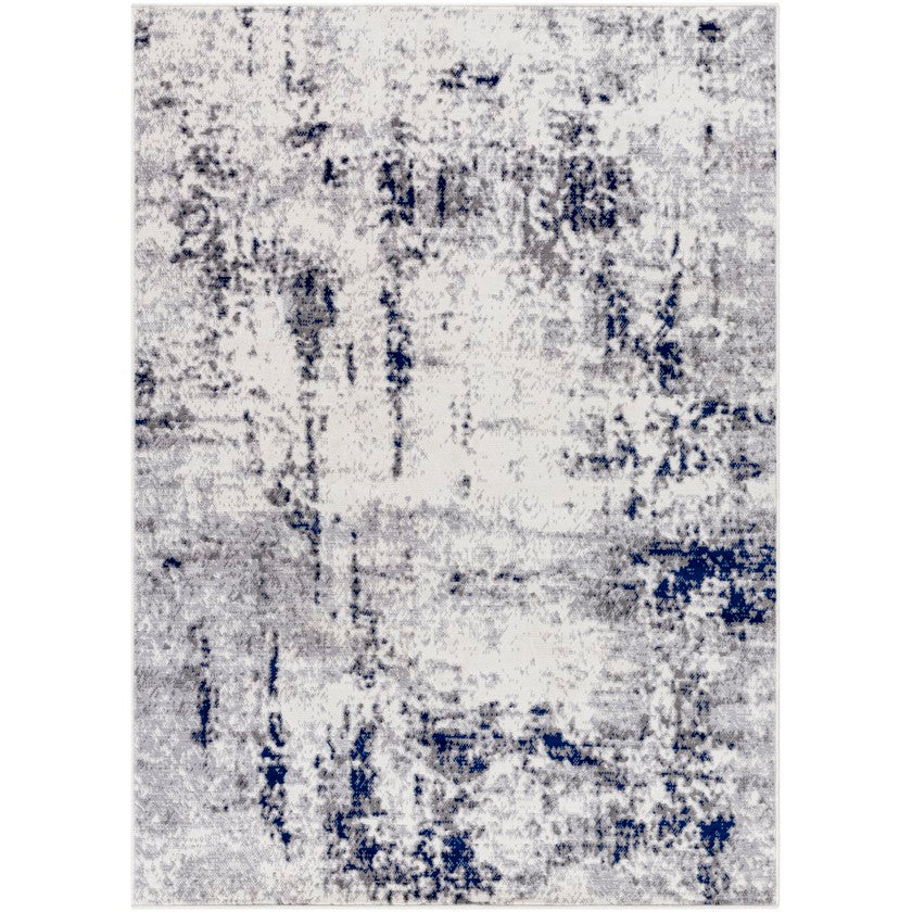 Ommeren Modern Dark Blue Area Rug