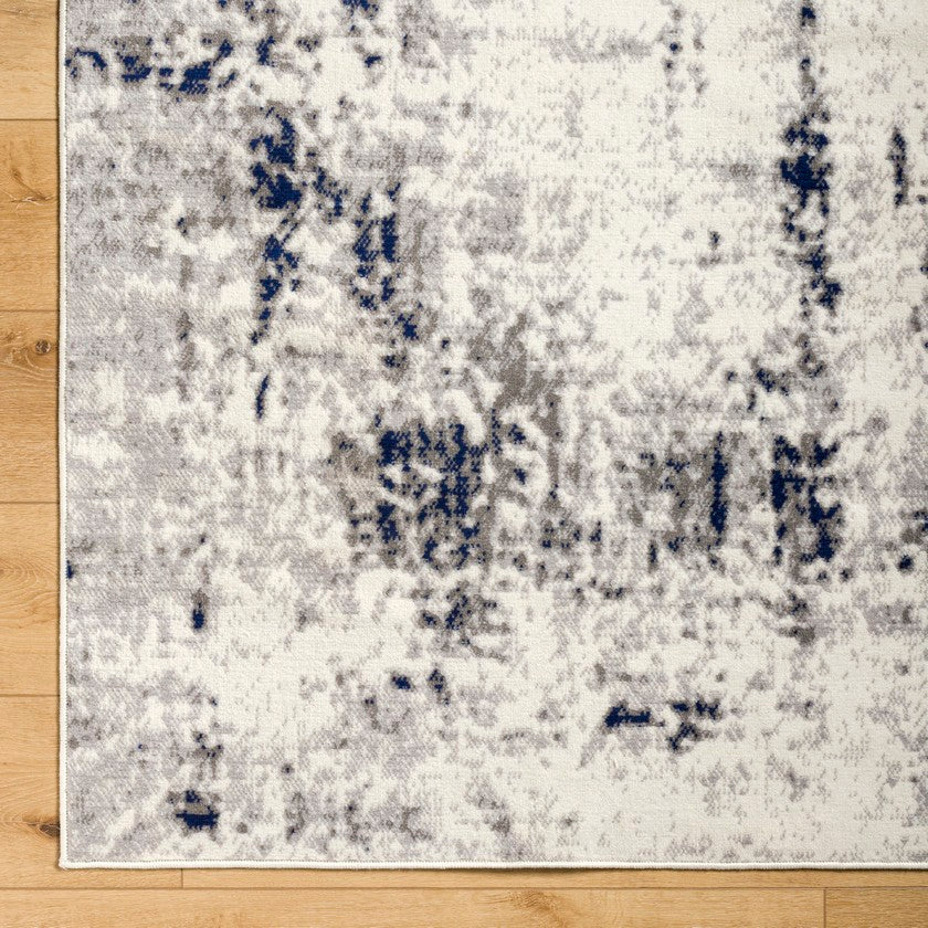 Ommeren Modern Dark Blue Area Rug