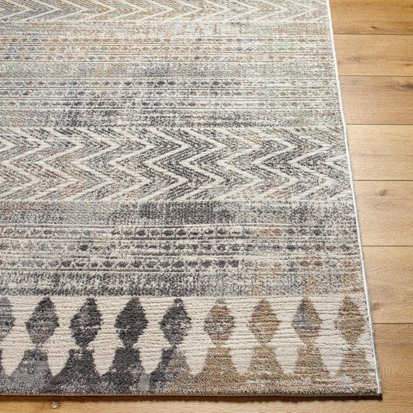 Shepshed Global Dark Gray Area Rug