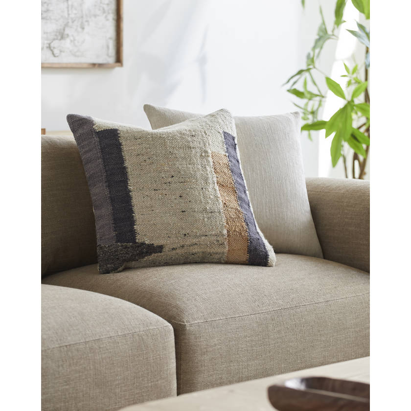 Tomesha Khaki Pillow Cover