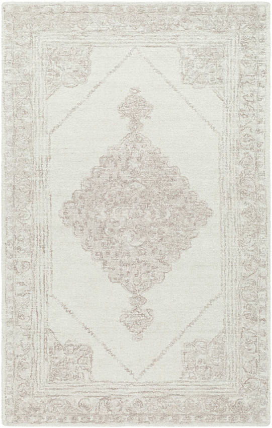 Katheryn Traditional Light Silver Area Rug