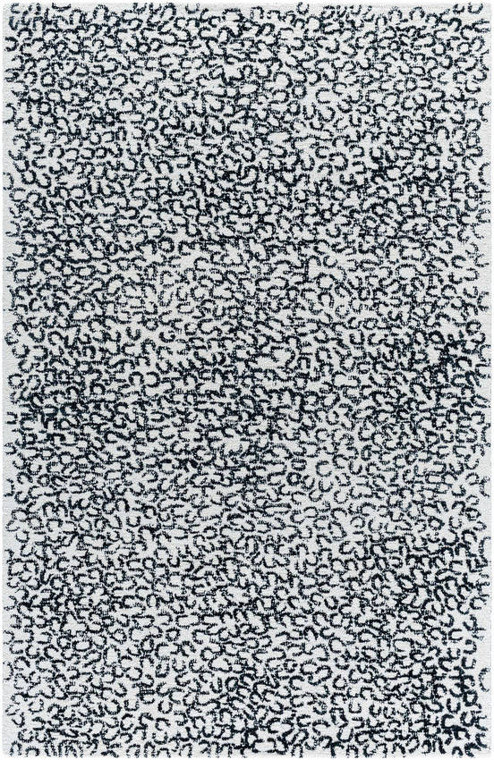 Meriah Modern Black/Cream Area Rug