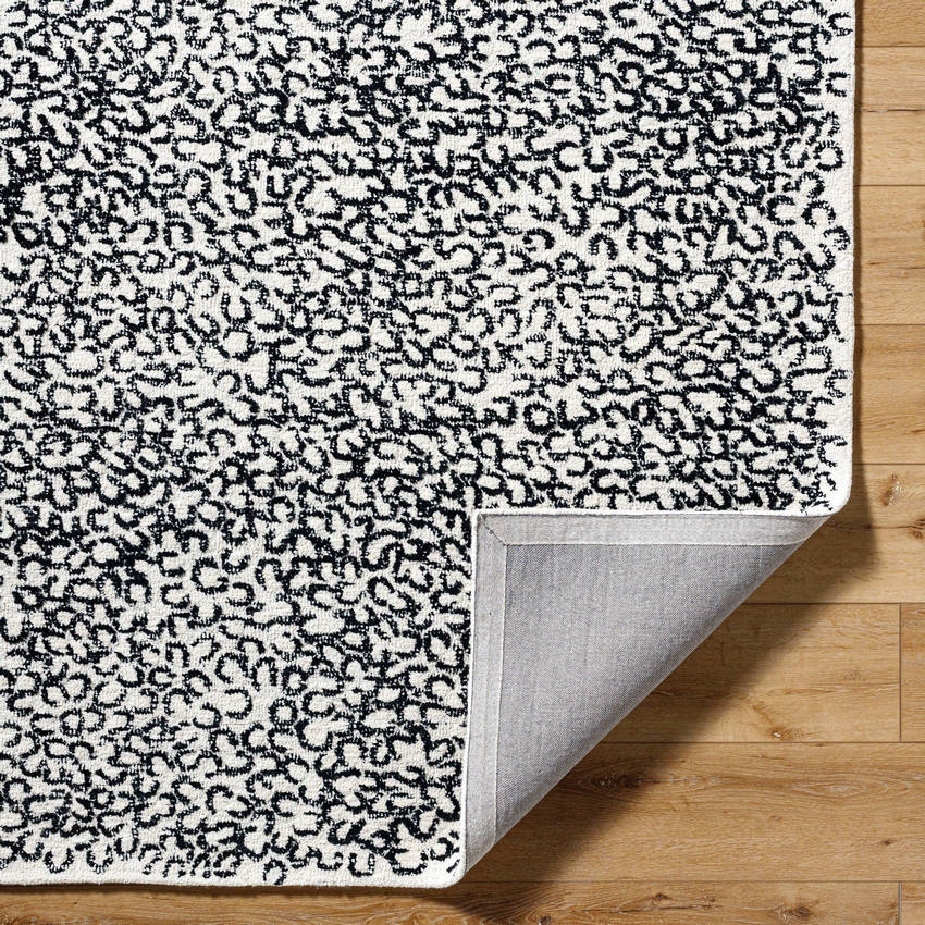 Meriah Modern Black/Cream Area Rug