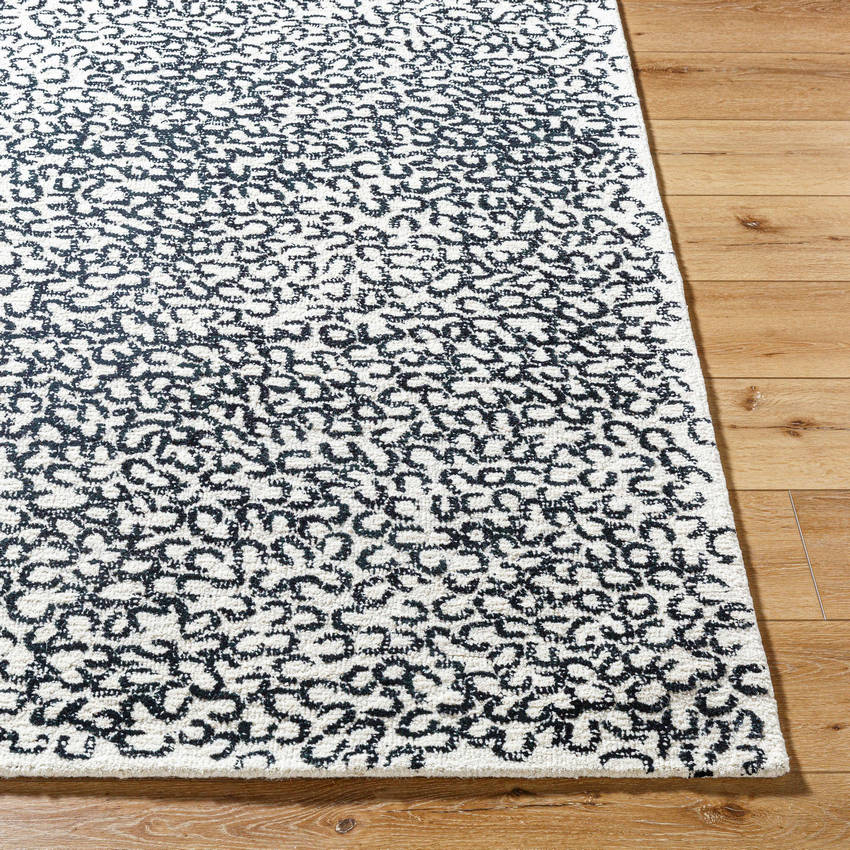 Meriah Modern Black/Cream Area Rug