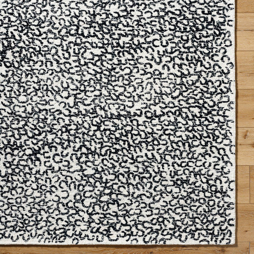 Meriah Modern Black/Cream Area Rug
