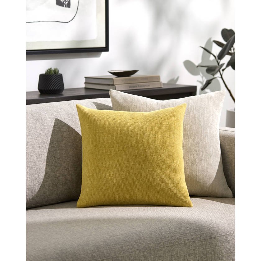 Angelika Light Khaki Pillow Cover