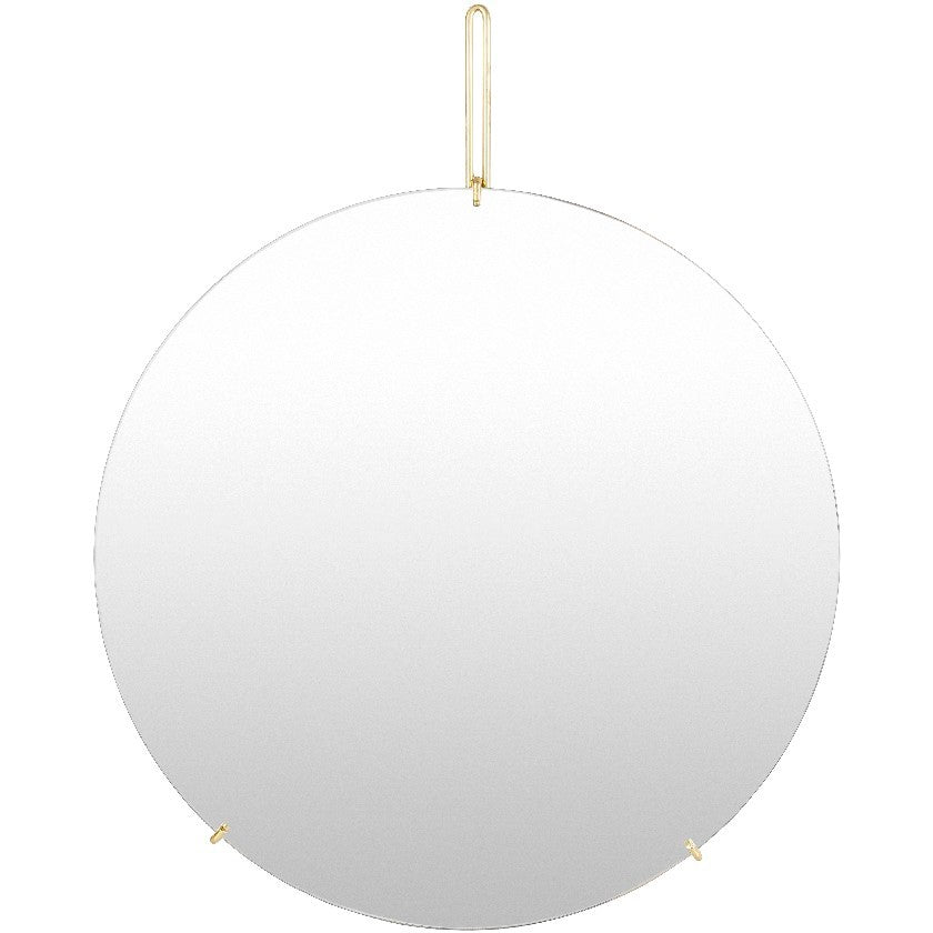 Shauntay Modern Gold Wall Mirror