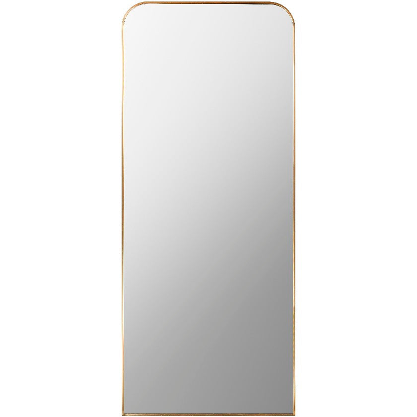 Lashunda Modern Gold Wall Mirror