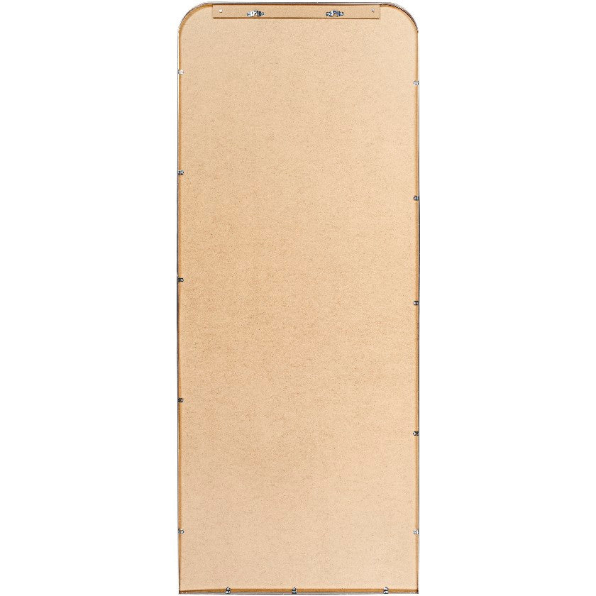 Lashunda Modern Metallic Silver Wall Mirror