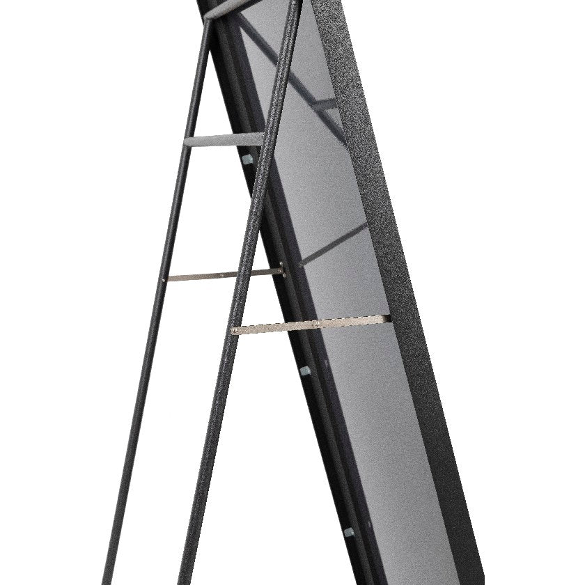 Vannesa Modern Black Wall Mirror