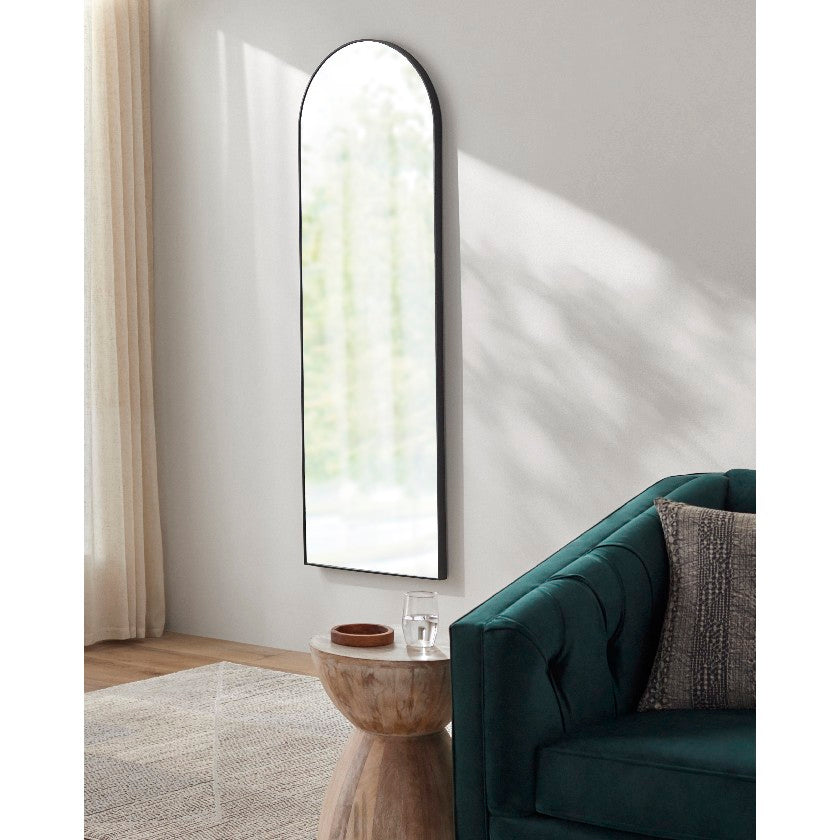 Vannesa Modern Black Wall Mirror