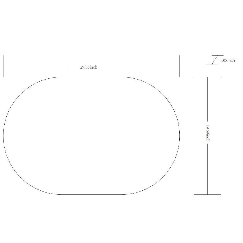 Soyla Modern White Wall Mirror