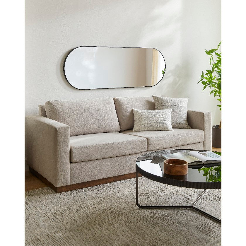 Ellyn Modern Black Wall Mirror