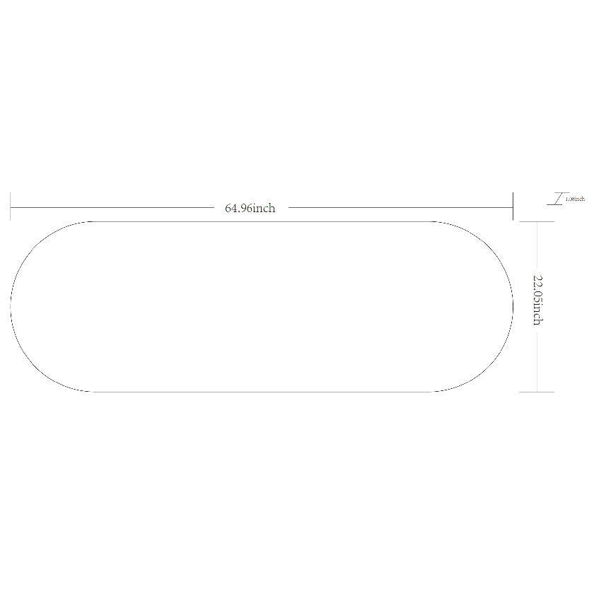 Ellyn Modern Gold Wall Mirror