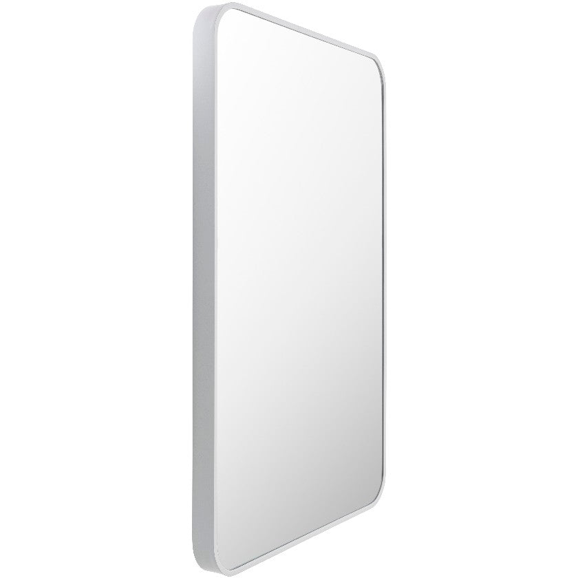 Renna Modern White Wall Mirror