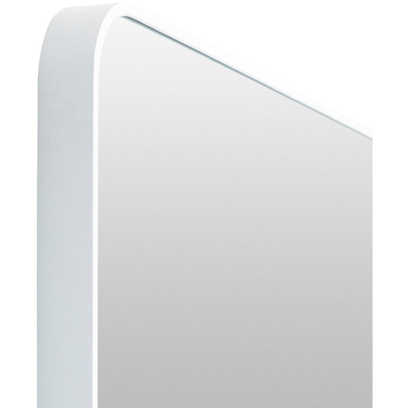 Renna Modern White Wall Mirror