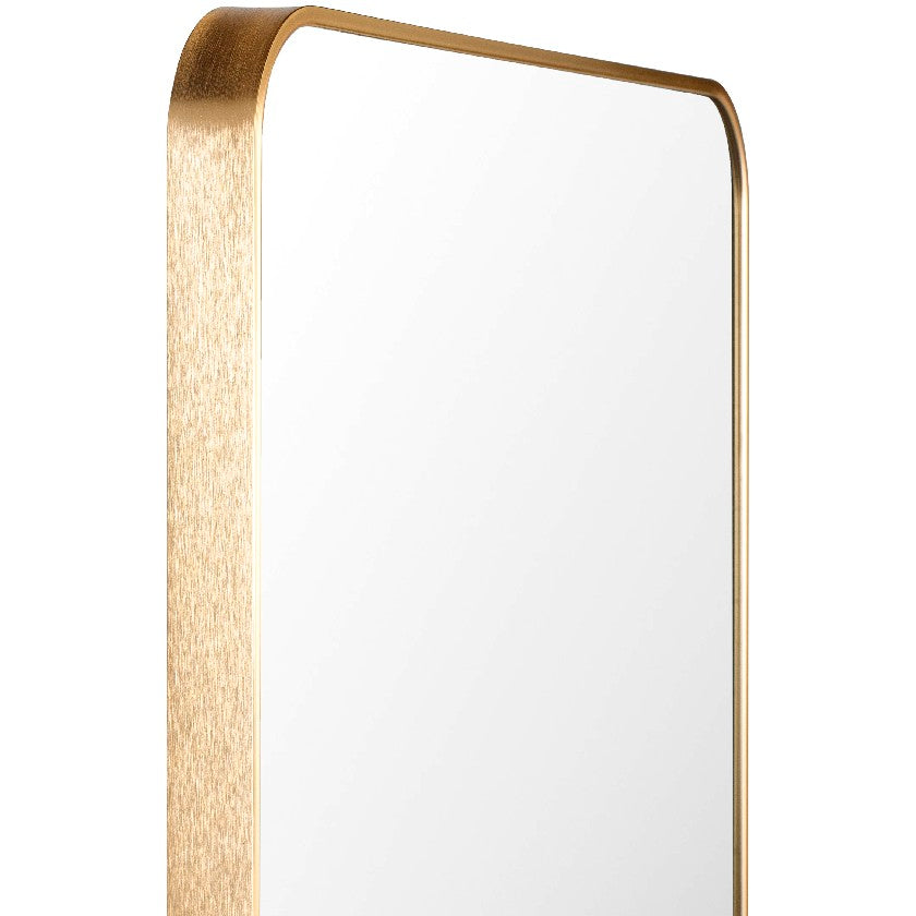 Shantaya Modern Gold Wall Mirror
