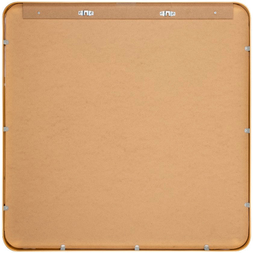 Louvenia Modern Gold Wall Mirror