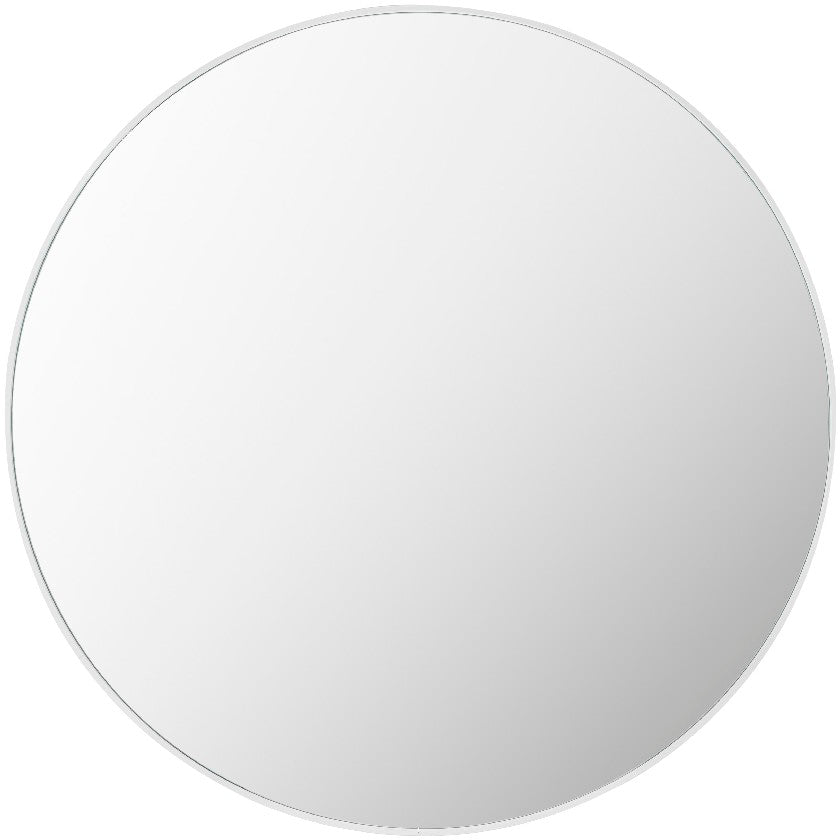 Jarron Modern White Wall Mirror