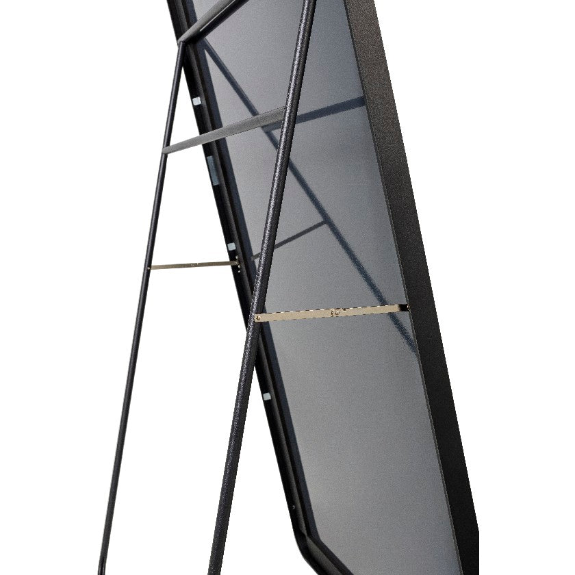 Jackline Modern Black Wall Mirror