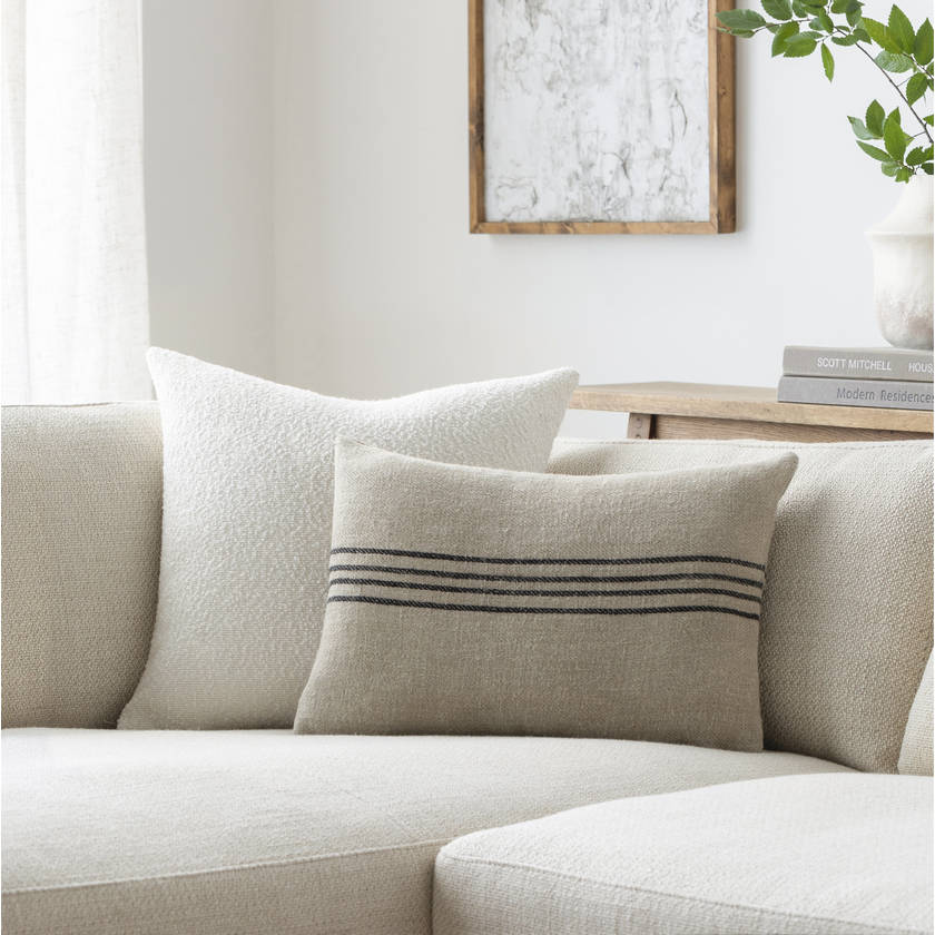 Brett Light Brown Pillow Cover - Becki Owen x Livabliss