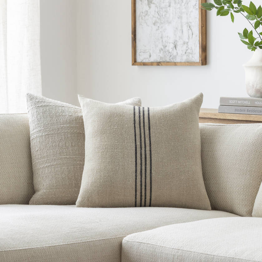 Brett Light Brown Pillow Cover - Becki Owen x Livabliss