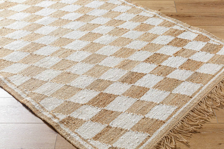 Kamey Cottage Tan/Light Silver Area Rug - Becki Owens x Livabliss