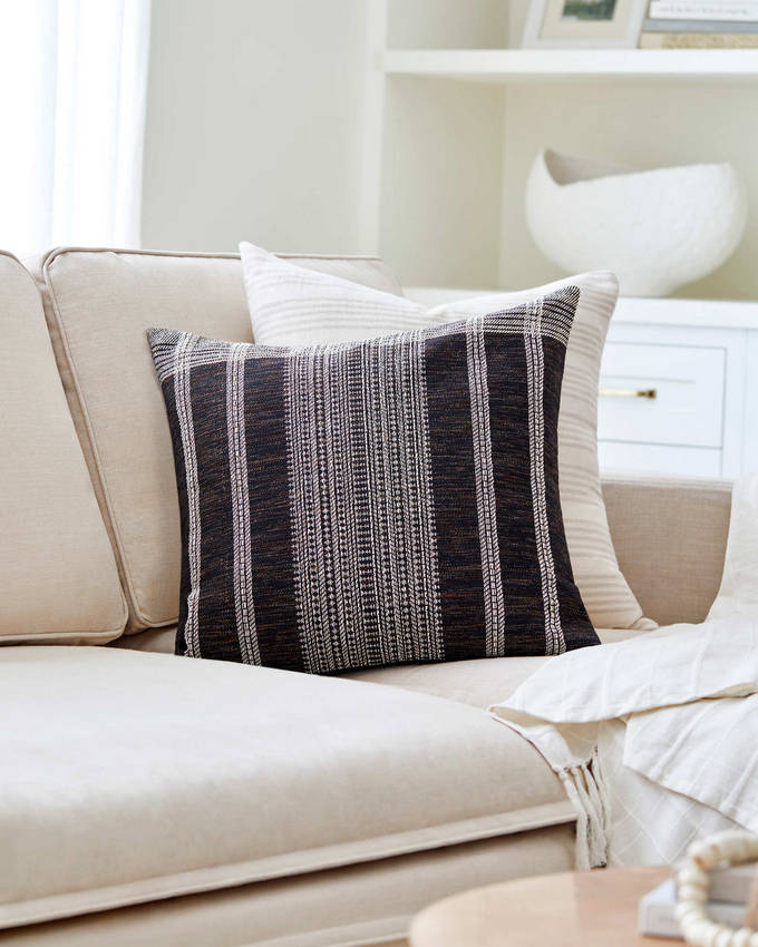 Myrna Black/Ivory Pillow Cover - Becki Owens x Livabliss