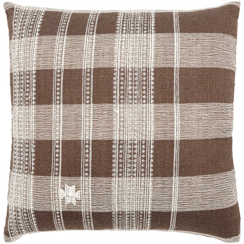 Myrna Dark Brown Pillow Cover - Becki Owen x Livabliss