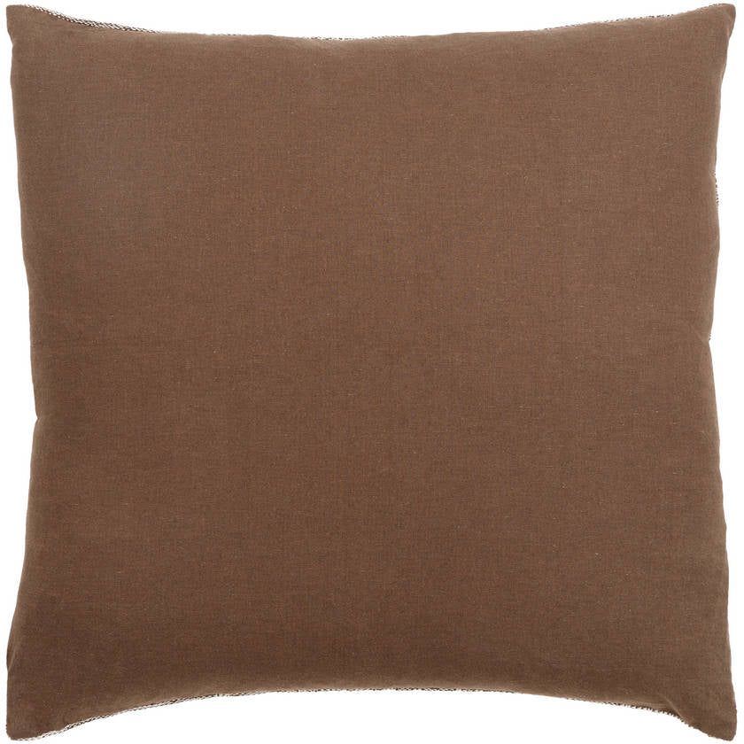 Myrna Dark Brown Pillow Cover - Becki Owen x Livabliss